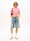 Pink Essential Logo Slim Fit T-Shirt  Women