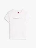 Άσπρο Essential Slim T-Shirt Με Λογότυπο  Γυναίκες