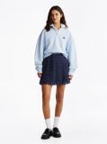 Multi Star Print Pleated Mini Skirt  Women