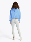 Μπλε Άνετο Hoodie Με Λογότυπο  Γυναίκες