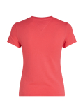 Ροζ T-Shirt Σε Slim Γραμμή Με Tonal Λογότυπο  Γυναίκες