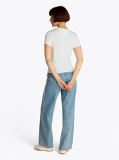 Μπεζ Essential T-Shirt Με Λογότυπο Σε Slim Γραμμή  Γυναίκες