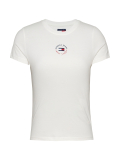 Μπεζ Essential T-Shirt Με Λογότυπο Σε Slim Γραμμή  Γυναίκες