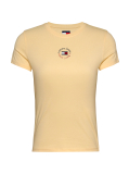 Κίτρινο Essential T-Shirt Με Λογότυπο Σε Slim Γραμμή  Γυναίκες