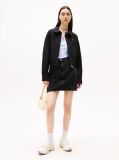 Black Tommy Badge Water Repellent Jacket  Women