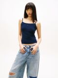 Blue Essential Strap Top  Women