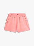 Pink Logo Sueded Terry Relaxed Sweat Shorts  Women
