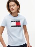 Blue Tonal Tommy Flag T-Shirt  Women
