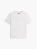 Άσπρο Άνετο Βαμβακερό T-Shirt  Γυναίκες