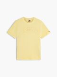 Κίτρινο Άνετο Βαμβακερό T-Shirt  Γυναίκες