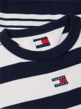 Multi Tommy Badge Stripe Relaxed Sweatshirt  Women