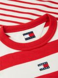 Multi Tommy Badge Stripe Relaxed Sweatshirt  Women
