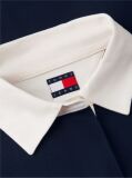 Μπλε Oversized Μπλούζα Πόλο Με Σημαία Tommy  Γυναίκες