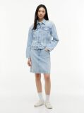 Denim Vintage Denim Τζάκετ Σε Άνετη Γραμμή  Γυναίκες