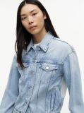 Denim Vintage Denim Τζάκετ Σε Άνετη Γραμμή  Γυναίκες