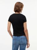Black Logo Slim Jersey T-Shirt  Women