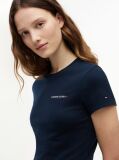 Blue Logo Slim Jersey T-Shirt  Women