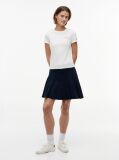 White Logo Slim Jersey T-Shirt  Women