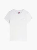 White Logo Slim Jersey T-Shirt  Women