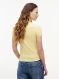 Yellow Logo Slim Jersey T-Shirt  Women