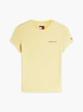 Yellow Logo Slim Jersey T-Shirt  Women