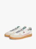 White The Greenwich Logo Leather Trainers  Men
