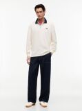 White The Greenwich Logo Leather Trainers  Men