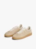 Beige The Greenwich Metallic Logo Suede Trainers  Men