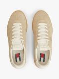 Beige The Greenwich Metallic Logo Suede Trainers  Men