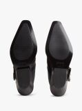 Black Archive Leather Cowboy Mules  Women