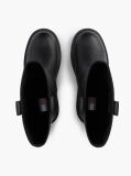 Black Leather Ankle Boots  Women