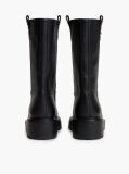Black Leather Ankle Boots  Women