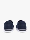 Blue Canvas Slip-On Trainers  Men