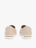 Beige Canvas Slip-On Trainers  Men