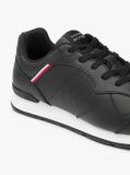 Μαύρο Δερμάτινα Sneakers Με Signature Λεπτομέρεια  Άνδρες