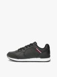 Μαύρο Δερμάτινα Sneakers Με Signature Λεπτομέρεια  Άνδρες