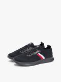 Black Hilfiger Monotype Lightweight Knit Trainers  Men