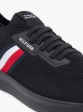 Black Hilfiger Monotype Lightweight Knit Trainers  Men