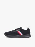 Black Hilfiger Monotype Lightweight Knit Trainers  Men