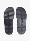 Black Lightweight Pin Buckle Serrated Pool Slides  Men