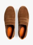 Brown Lightweight Suede Hybrid Loafers  Men