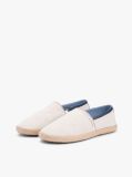 White Linen Chambray Espadrilles  Men
