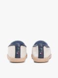 White Linen Chambray Espadrilles  Men