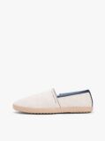 White Linen Chambray Espadrilles  Men