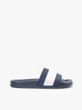 Μπλε Slides Με Branded Λουράκι  Άνδρες