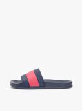 Μπλε Slides Με Branded Λουράκι  Άνδρες