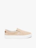 Μπεζ Σουέτ Sneakers Με Slip-on Εφαρμογή  Άνδρες