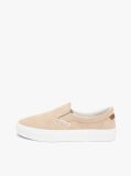Μπεζ Σουέτ Sneakers Με Slip-on Εφαρμογή  Άνδρες