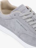 Γκρι Σουέτ Sneakers Με Ανάγλυφο Λογότυπο  Άνδρες
