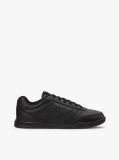 Μαύρο Δερμάτινα Sneakers Με Αντίθεση Πίσω  Άνδρες
